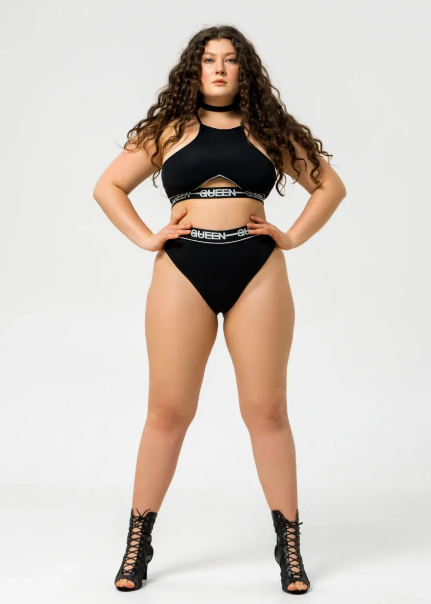 М’який топ – QUEEN POWER – Чорний - 2Queens Kyiv 0389 scaled