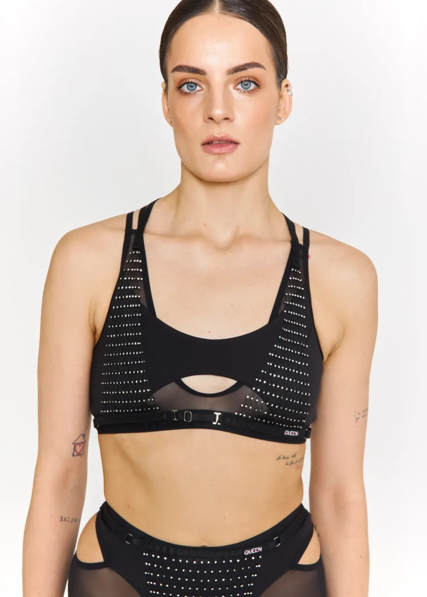 22D5228 1 scaled – Shining Mesh Bra – OPIUM – Black Shining Mesh Bra – OPIUM – Black - 22D5228 1 scaled