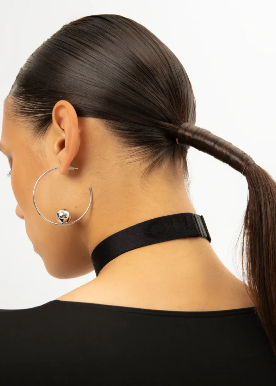 1Lviv 23.05 Queenpolewear 0023 scaled – Choker with Logo – SERENE – Black Choker with Logo – SERENE – Black - 1Lviv 23.05 Queenpolewear 0023 scaled