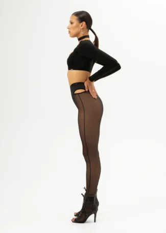 Mesh Leggins – CANDY – Black - 2Lviv 23.05 Queenpolewear 0396 scaled