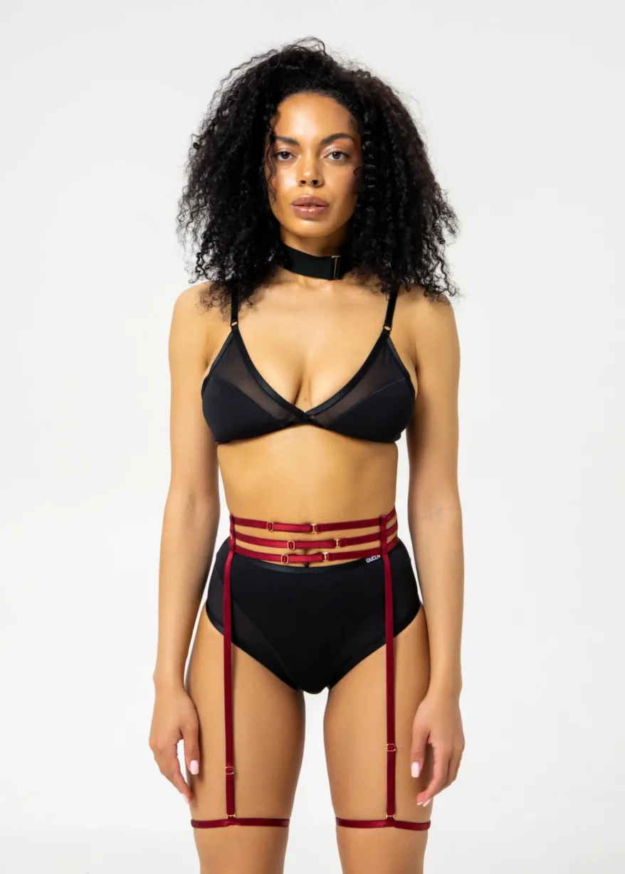 Пояс-підв’язки – BUTTERFLY SOUL – Червоний - 7Queens Kyiv 1417 2 scaled